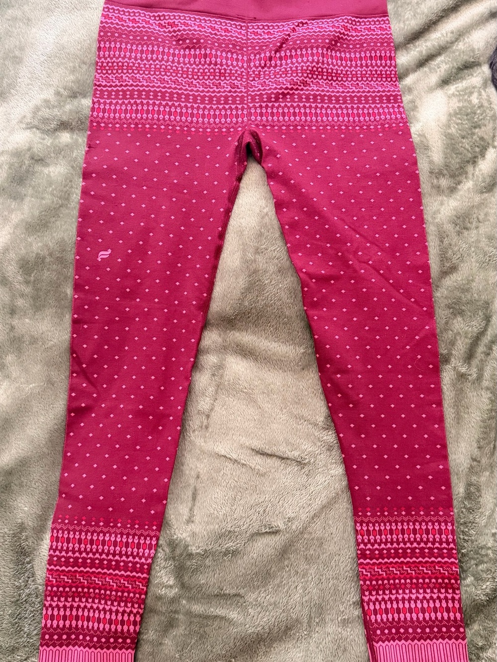 Fabletics woman’s red Patterned Leggings
